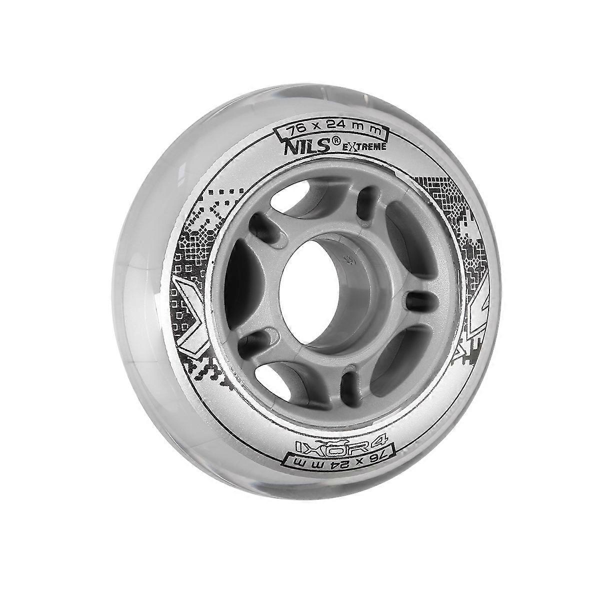 Transparente PU-Skateboard-Räder 76x24 mm 82A (4er-Set)