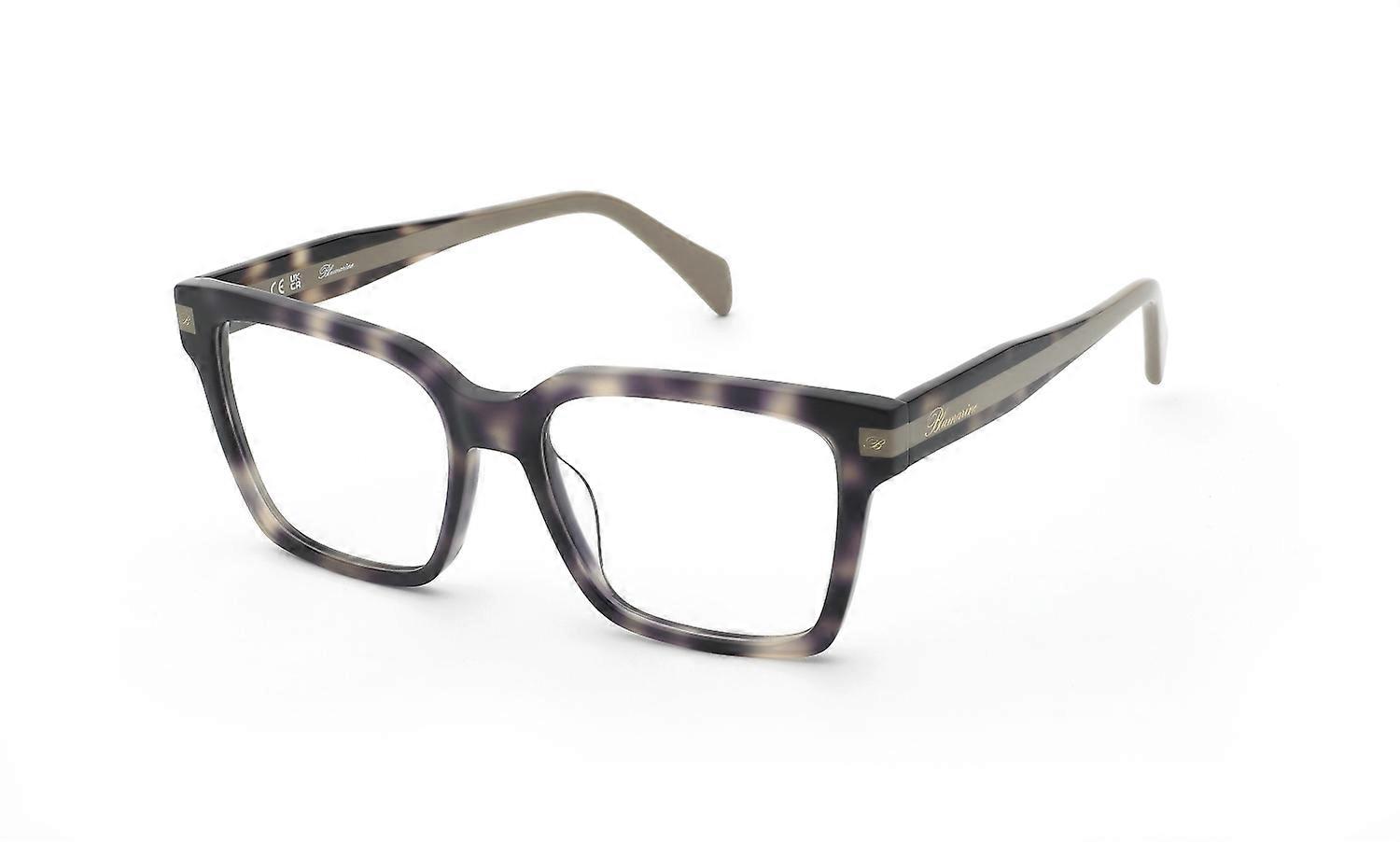 Eyewear Frames Blumarine VBM897 07UX AVANA Brown/BEIGE LUCIDA 52/17/140 WOMAN