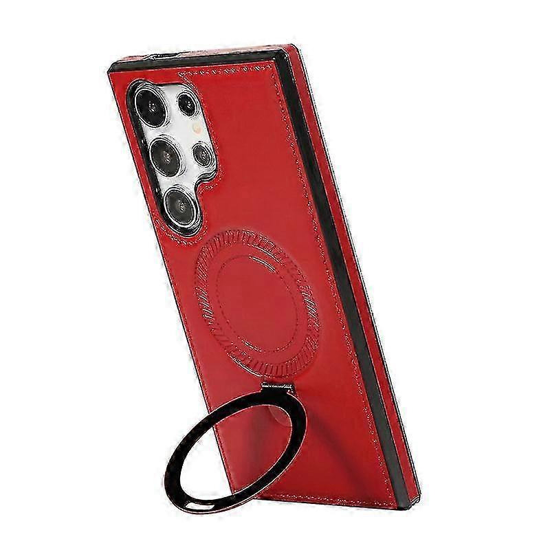 For Samsung Galaxy S24 Ultra/ S24 Plus/ S24 Case, Magsafe Case For Samsung Galaxy S24 Ultra/ S24 Plus/ S24 With Ring Holder Invisible Stand 2025