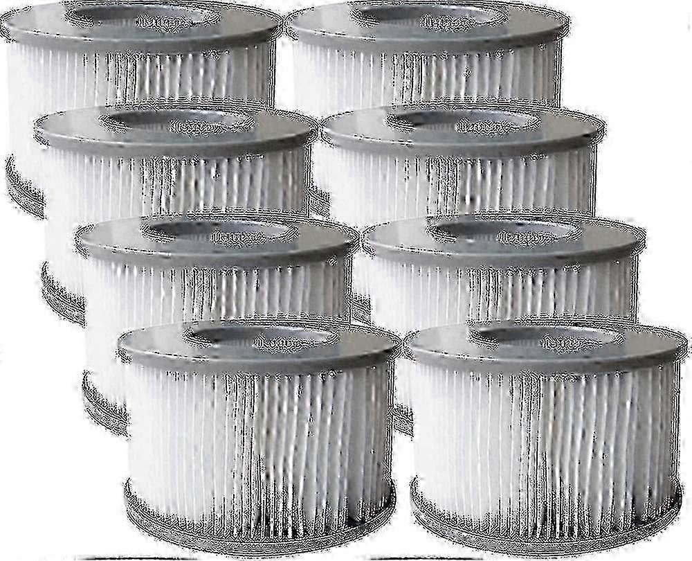 2025 Set of 8 Replacement Filters for Mspa Inflatable Pool and Jacuzzi SZRH A-B
