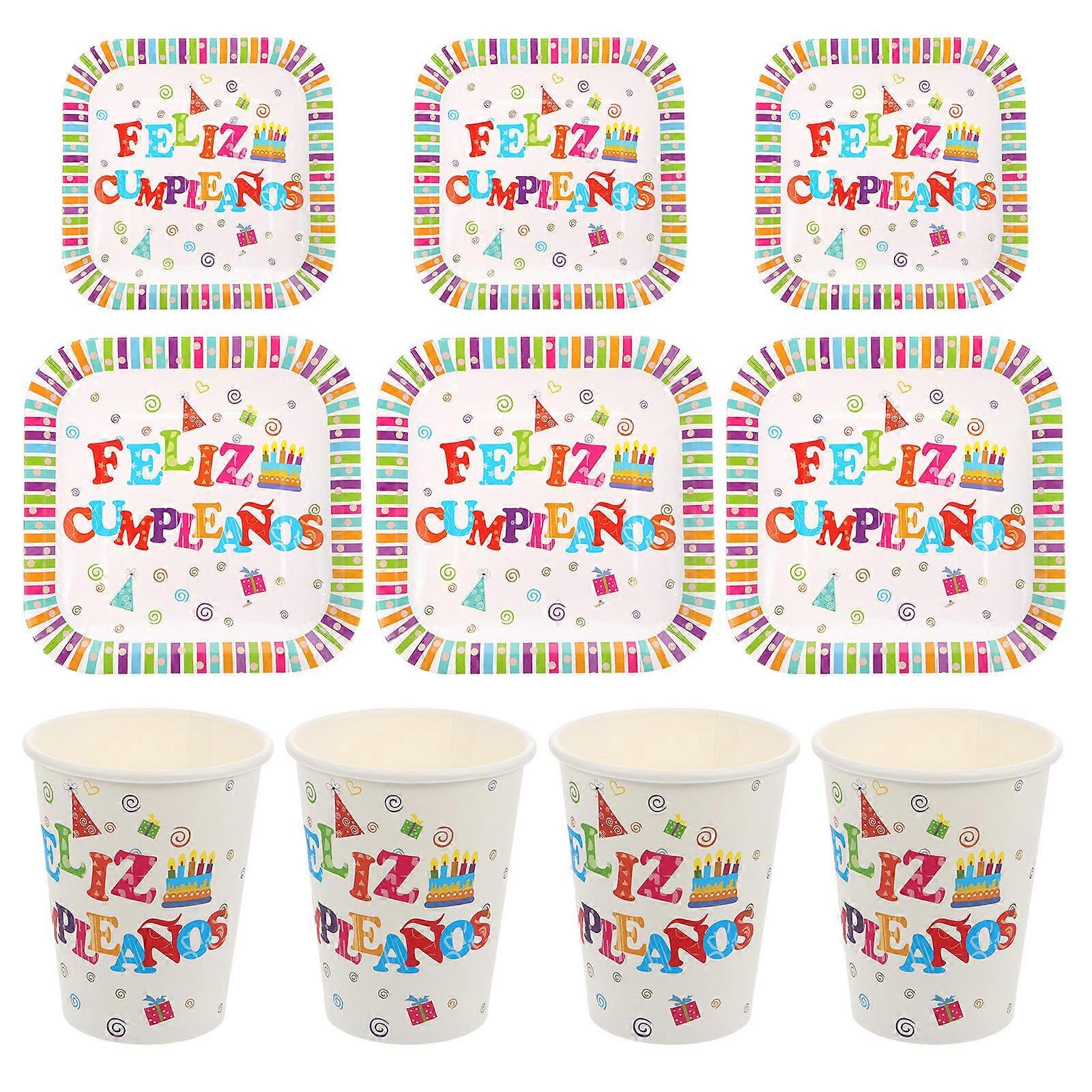 Festive Paper Plates Party Supplies Avoid Heavy Household Duties 30Pcs