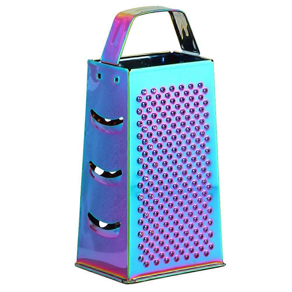 Vegetable Grating Tool Multi-Functional Thickness Adjustment Cheese Rose Gold Flat Handle Fruit Cutting 9.3×4.3×3.3in 1Pcs