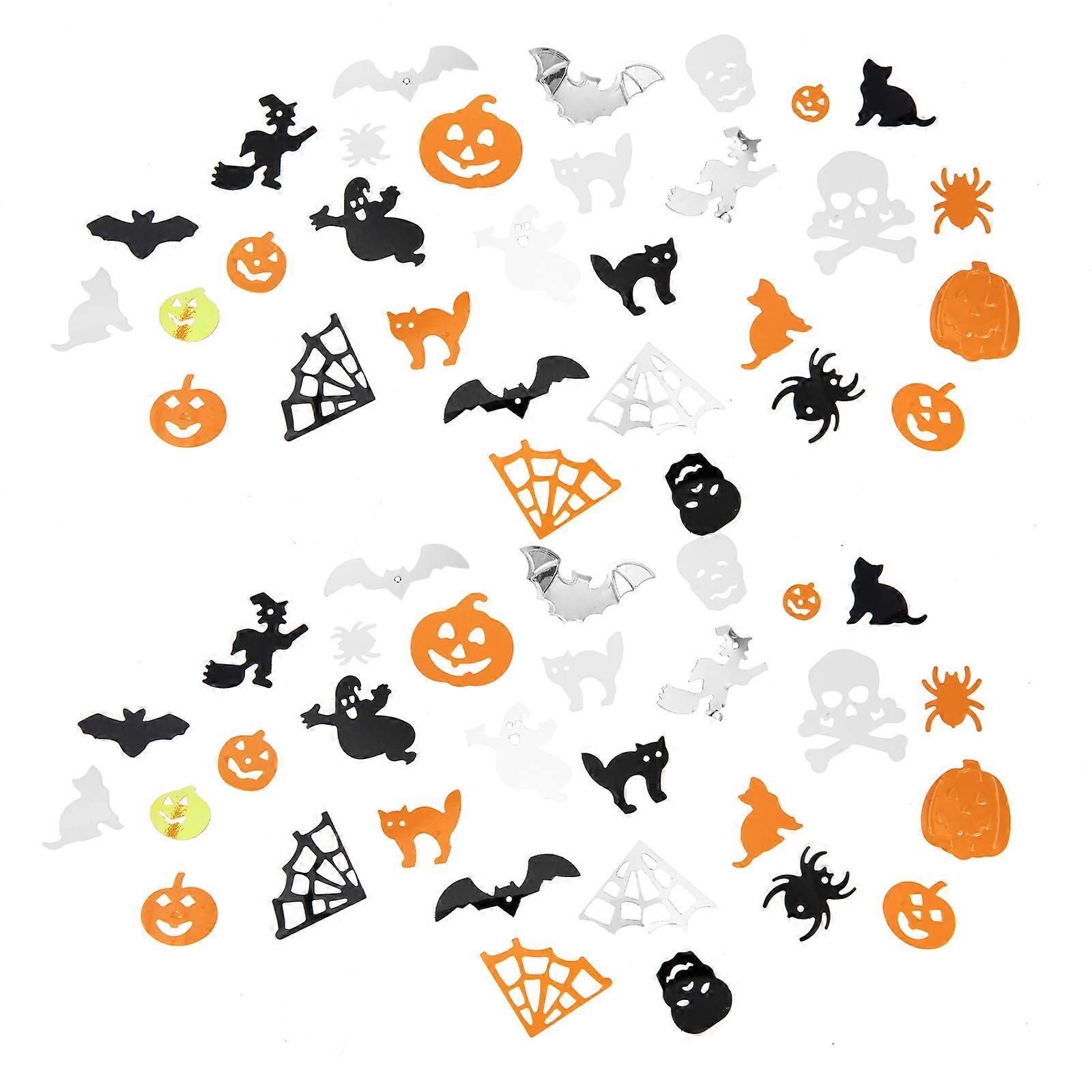 Halloween Scatters PVC Table Sequins for Party Decor 5Pcs 2 Bags