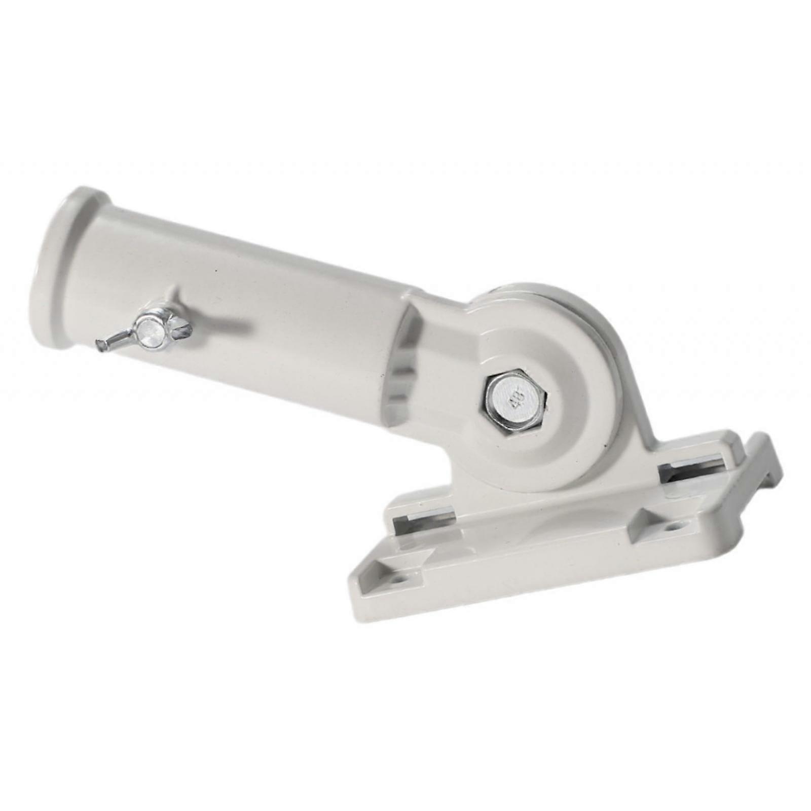 Flag Pole Holder Porch Outdoor Flagpole Base Backyard White Mounting Bracket