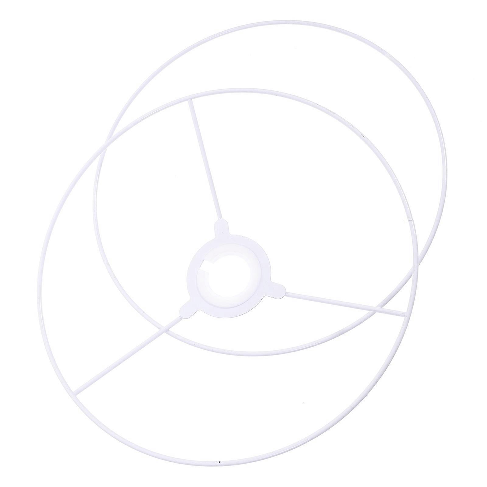 Lamp Shade Holder Vintage Lamp Shade Frame for DIY 4Sets White Metal