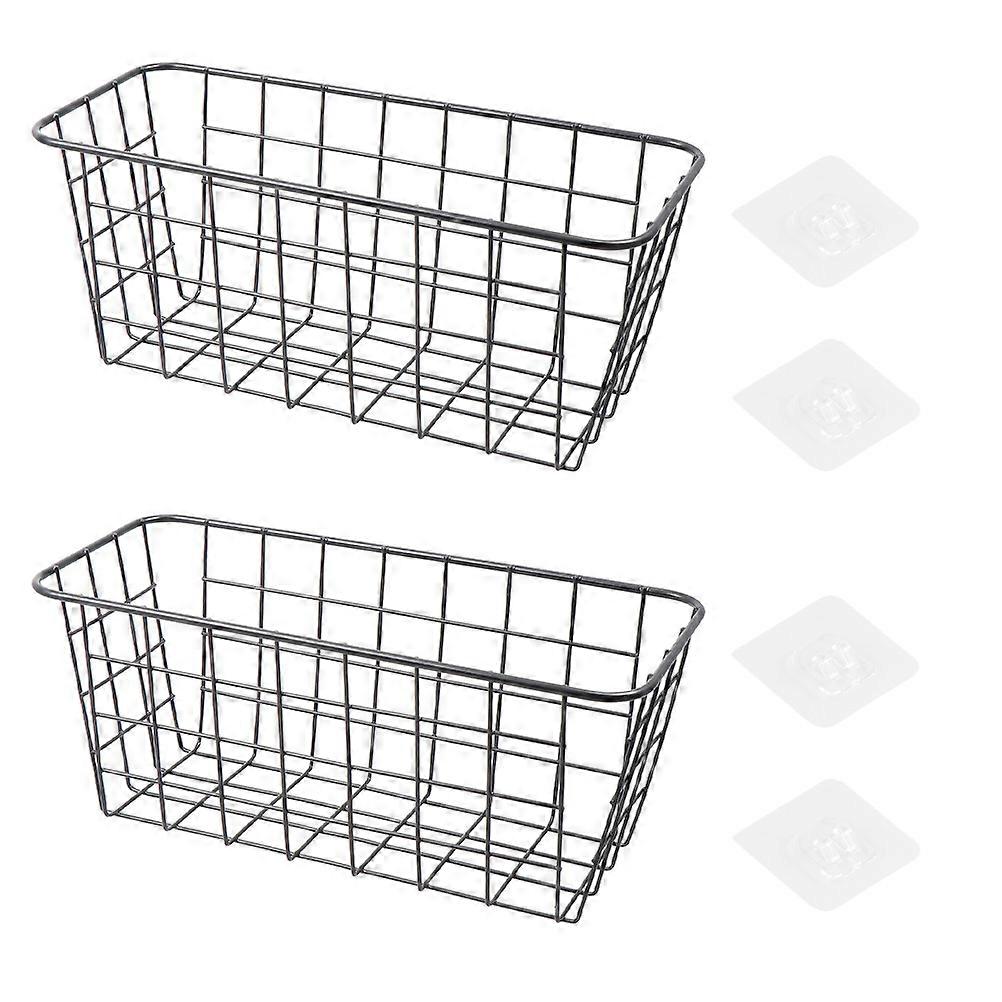 Multifunctional Kitchen Basket Iron Storage Holders for Home 4Pcs