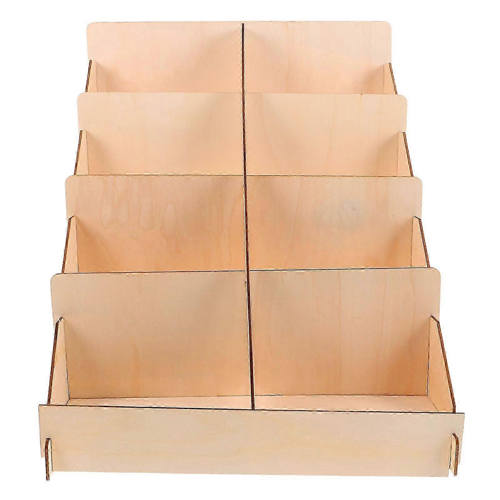 Retail display racks for greeting cards wood 32x30x30cm
