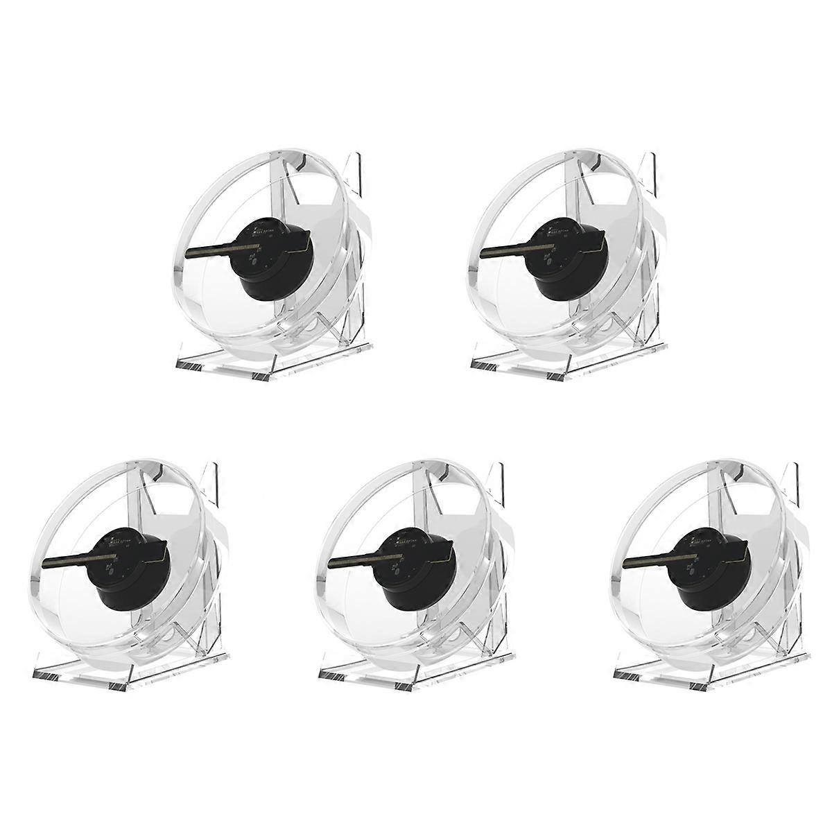 5X 3D Fan Hologram Projector Desktop LED Sign Holographic Lamp Player Remote Display Support Images