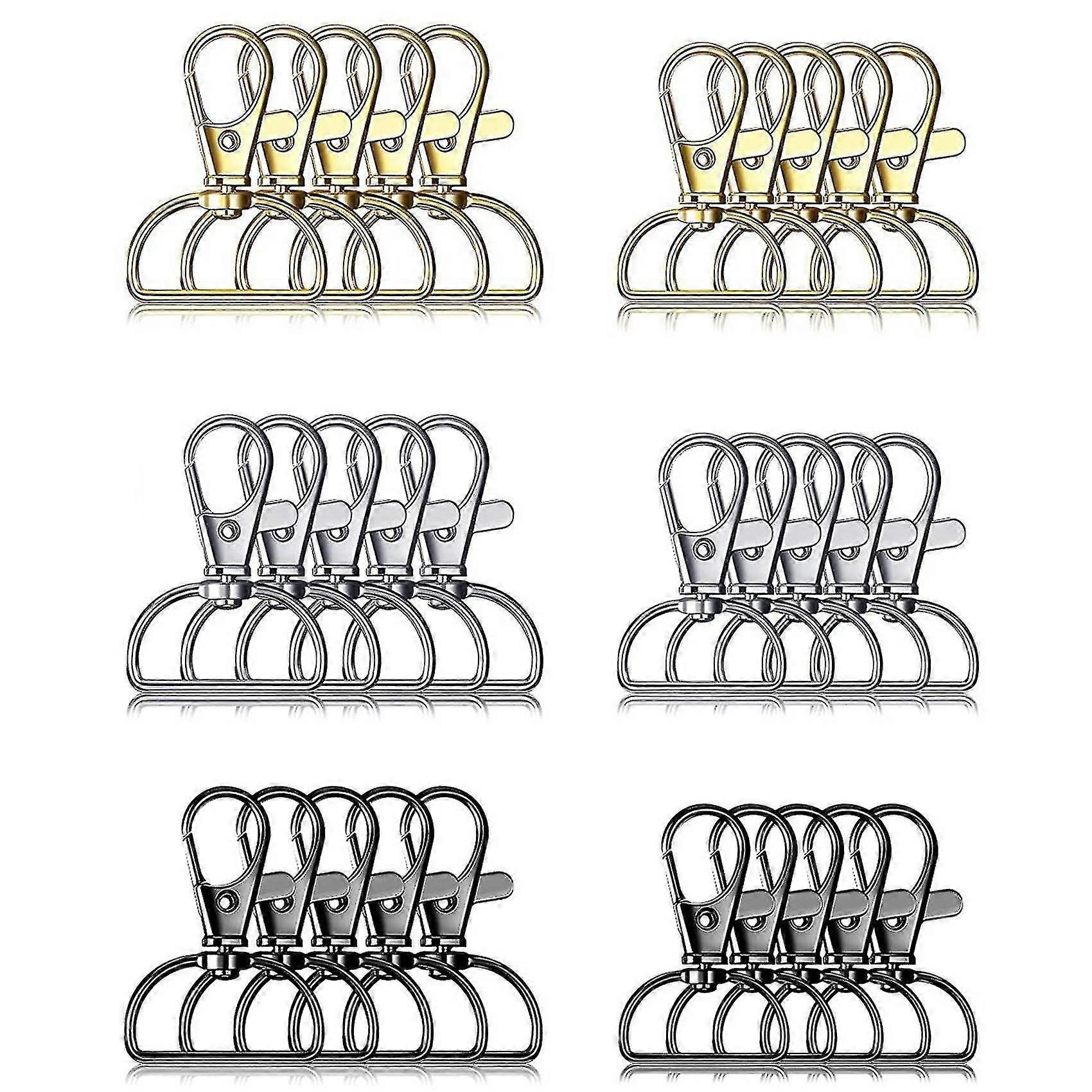Bag Strap Hook Buckle Metal Swivel Lobster Clasp Diy Webbing Hooks Keychain Buckles Accessory