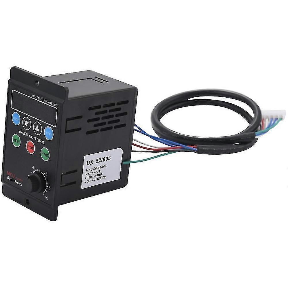 Regolatore di velocità del motore con display digitale Ux-52, regolatore del motore, avviamento graduale, strumenti 220 V CA 6 W-400 W