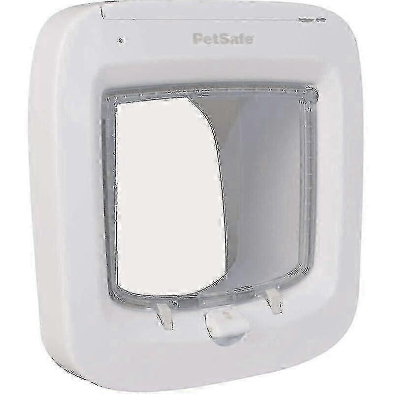 Microchip Cat Door Selective Access Easy Installation 4 Manual Locking Options Energy Efficient Wind