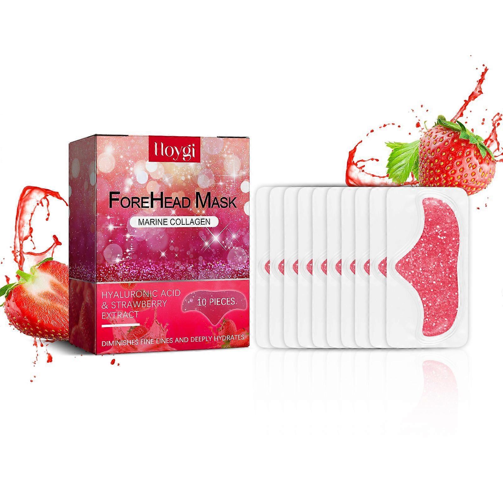 Forehead Mask, Fade Out Fine Lines Filling Water Moist Firming Haun White Full Frontal Facial Skin Membrane