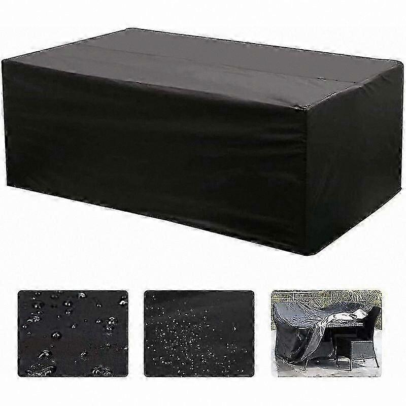 Ox Rectangular Garden Table Cover, UV Protected for Outdoor Furniture (213 x 132 x 74 cm)