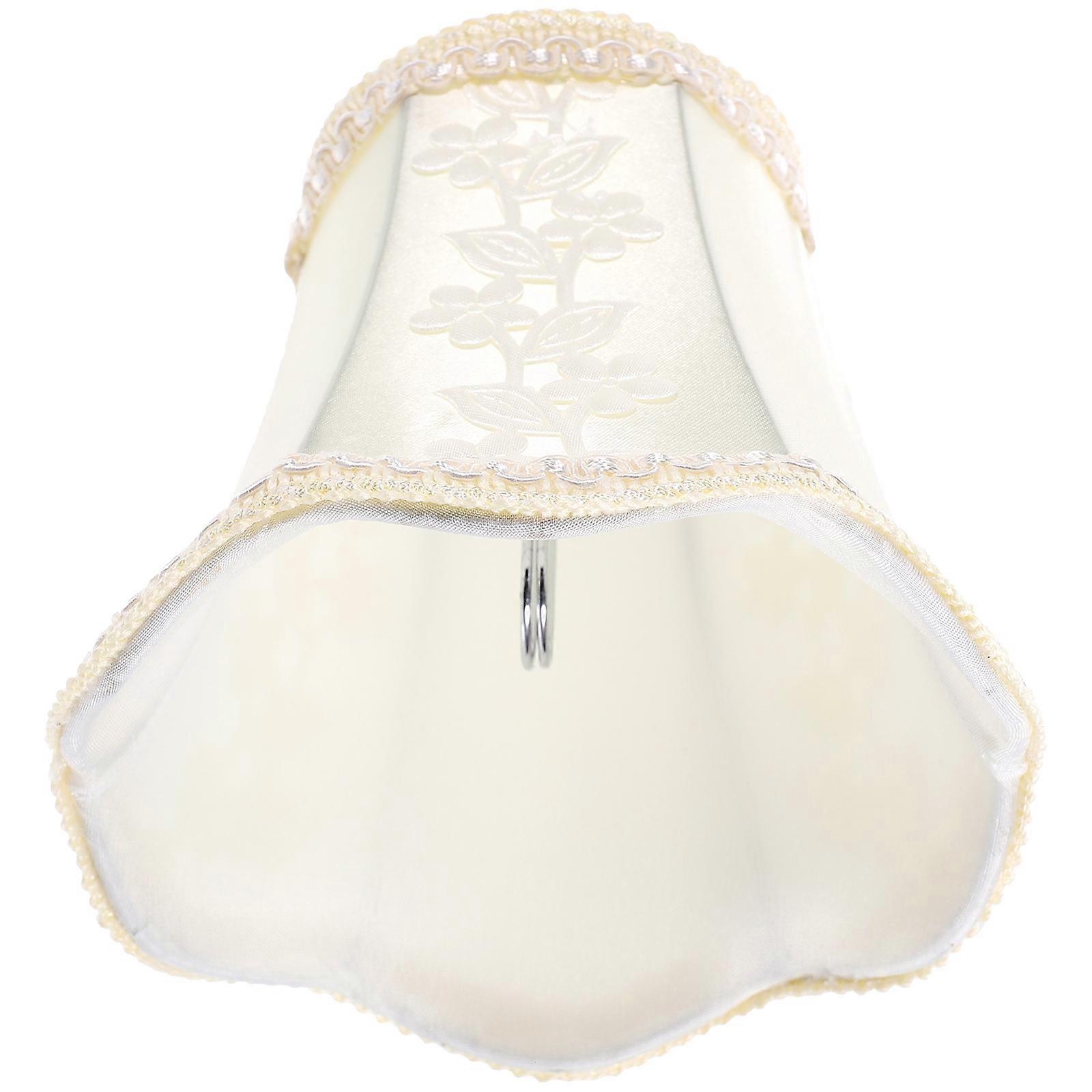 Cloth Lampshade Ceiling Light Shade for Decor 1Pcs Simple Wave Bottom Design