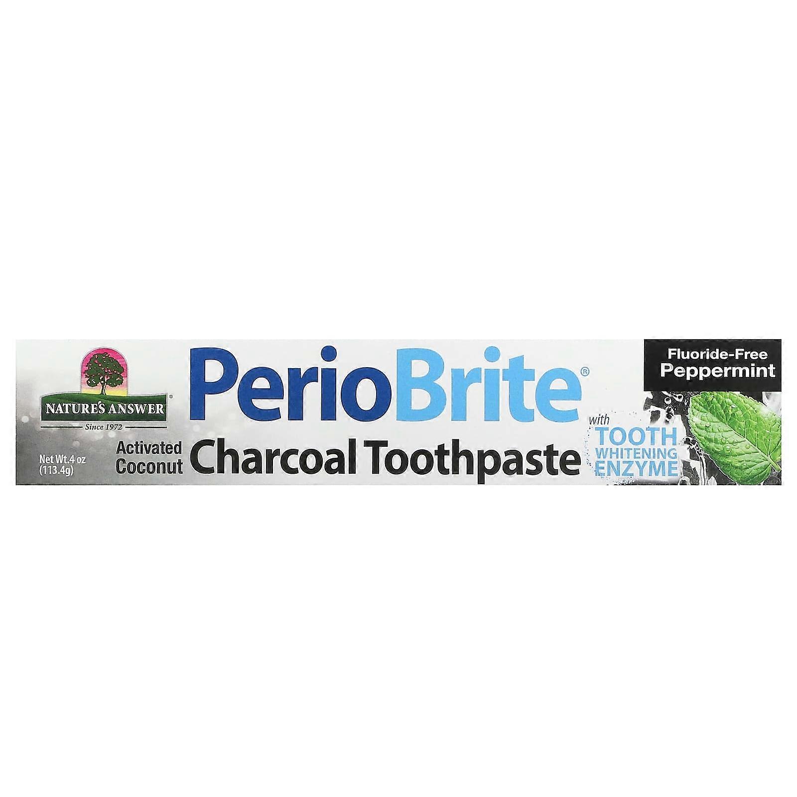 PerioBrite Charcoal Toothpaste, Peppermint, 4 oz (113.4 g)