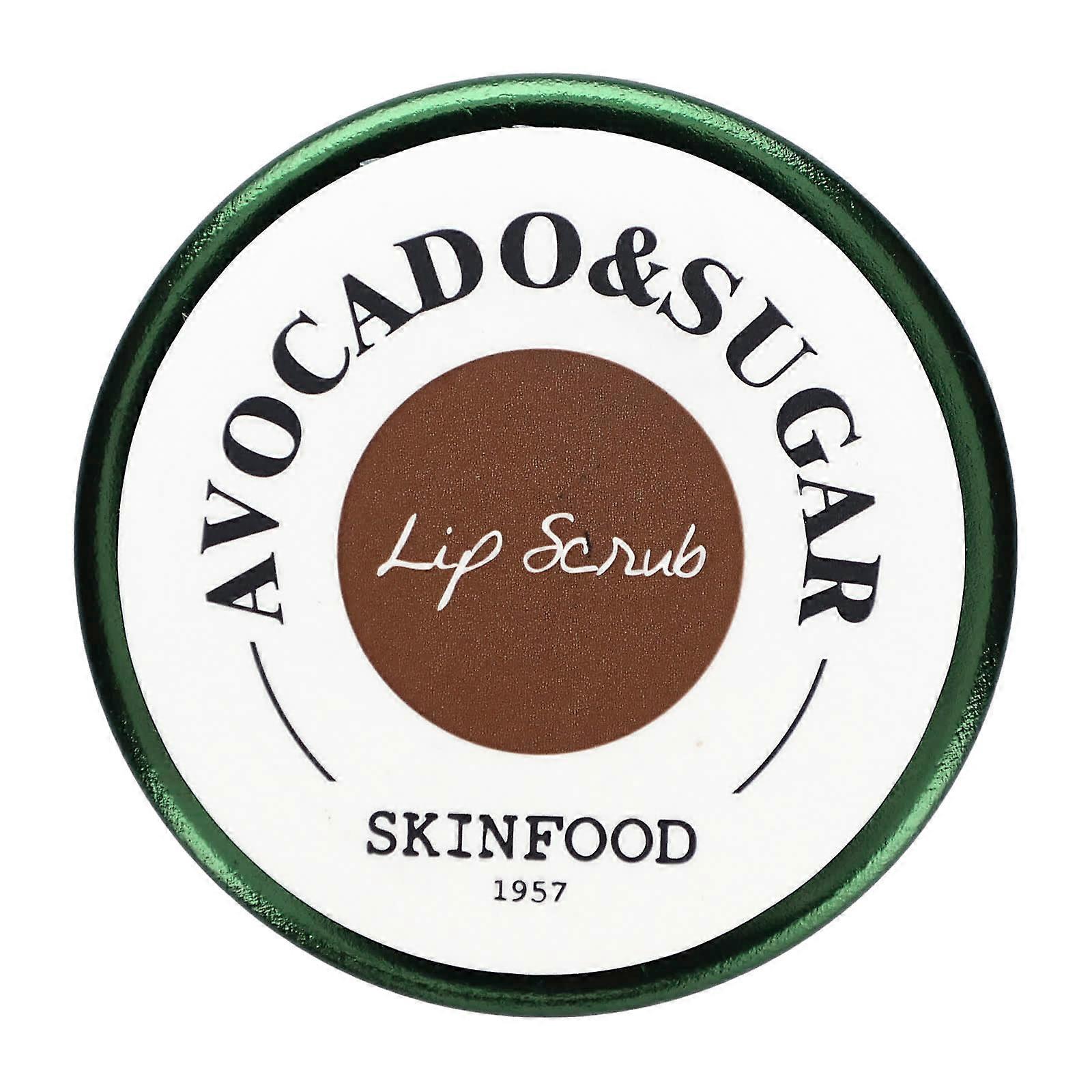 Lip Scrub, Avocado & Sugar, 0.5 oz (14 g)