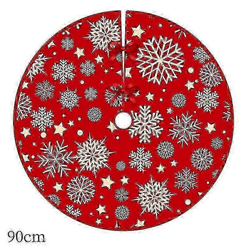 90 / 120 cmクリスマスツリースカートクリスマスツリーエプロンクリスマスツリーボトムデコレーションクリスマス用品デコレーションギフト