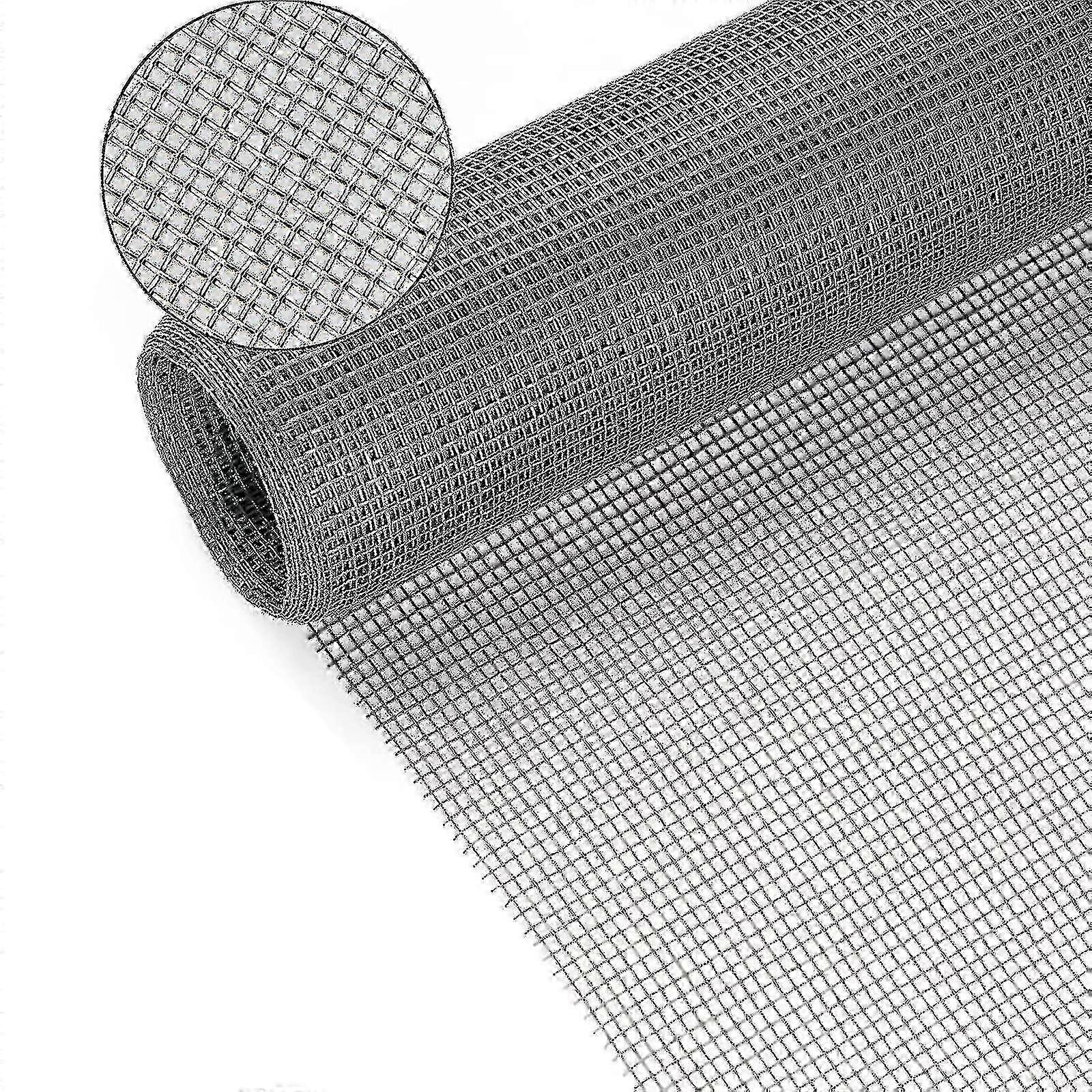 Window Screen Mesh,120cm X 250cm Durable Fiberglass Fly Screens For Windows And Doors Insect Mesh Replacement Fly Net -QH