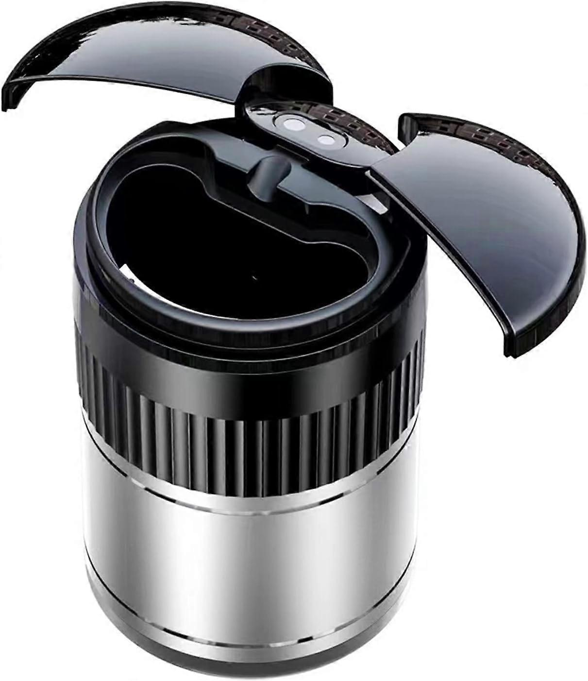 Car Ashtrays For 1 2 3 Series E81 E82 F20 E87 E88 F46 F45 F23 Smell Proof With Lid Portable Silver