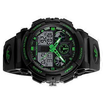 SKMEI 1270 Quartz Digital Electronic Men Watch Fashion Casual Outdoor Sports Male Wristwatch Dual Time Date Week Stopwatch 5AT MWatches