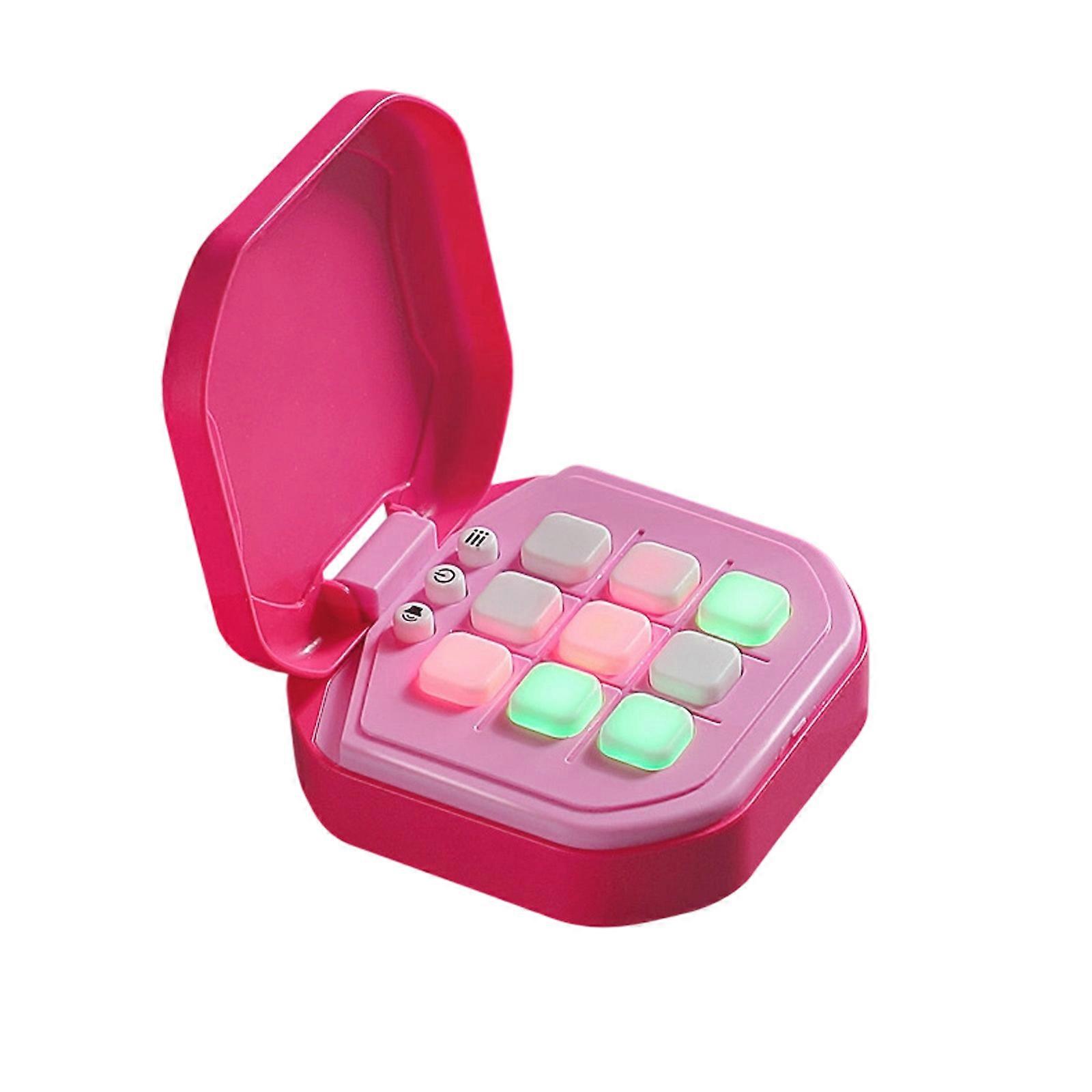 Portables Thinking Training Game with 5 Difficulty Levels And LED Display for Family Fun And Learning  Pink