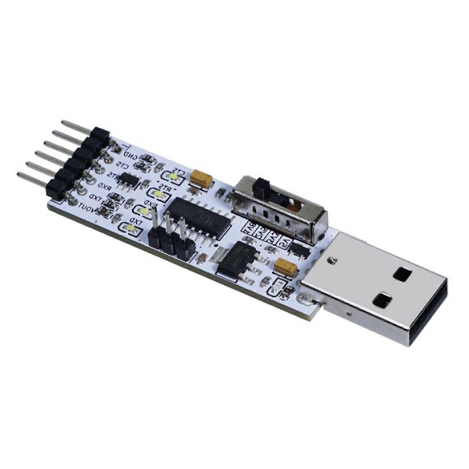 Compactly USB to TTL Converters 4Level Logical Switching 5V 3.3V 2.5V 1.8V Multiple OS Support Low Power Consumption Multicolor