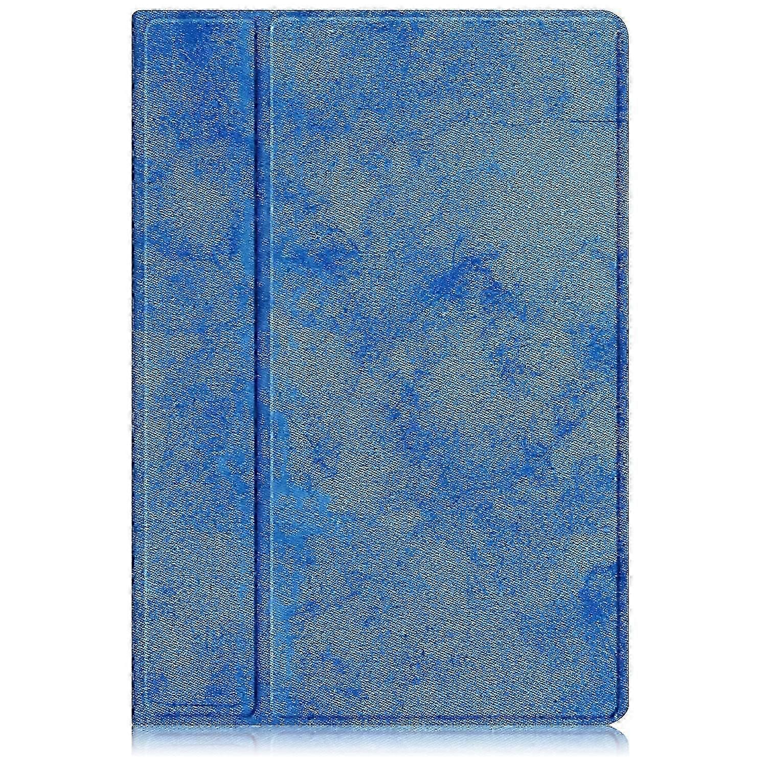 Tablet Case For Lenovo Tab P12 Pro 360 Degrees Rotation Leather Tablet Case(Dark Blue)