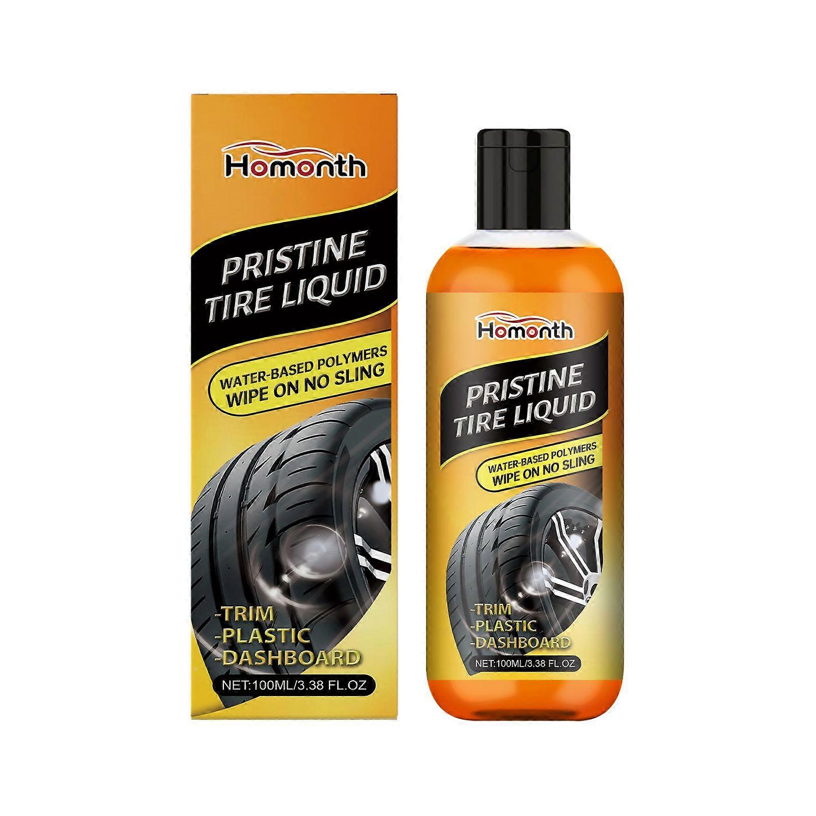 Homonth Car Tire Cleaner, A Car Tire Cleaning Agent For Removing Dirt And Scale And Rejuvenating Tires
