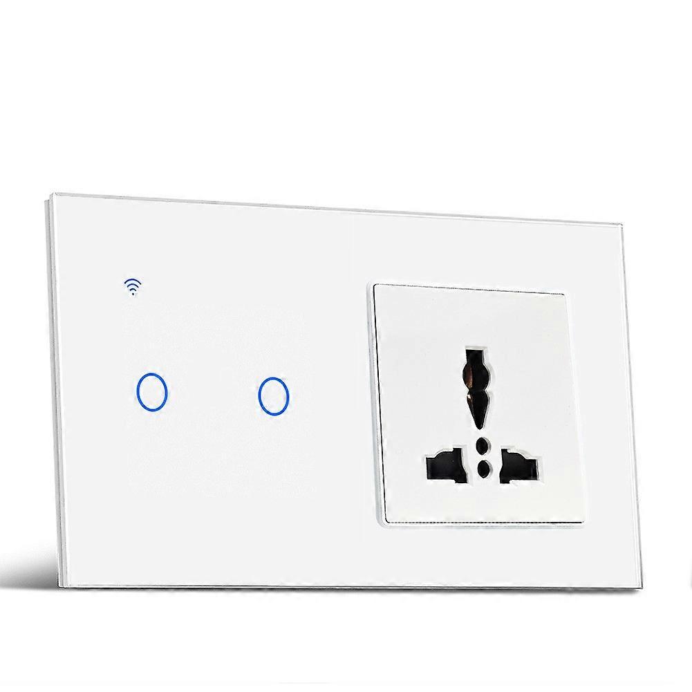Smart Wall Socket Wifi Switch For For Tuya Three-Hole Multi-function Socket Outlet