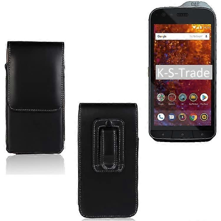 Protective Case For Holster Compatible With Leatherette Belt Bag Black 1x