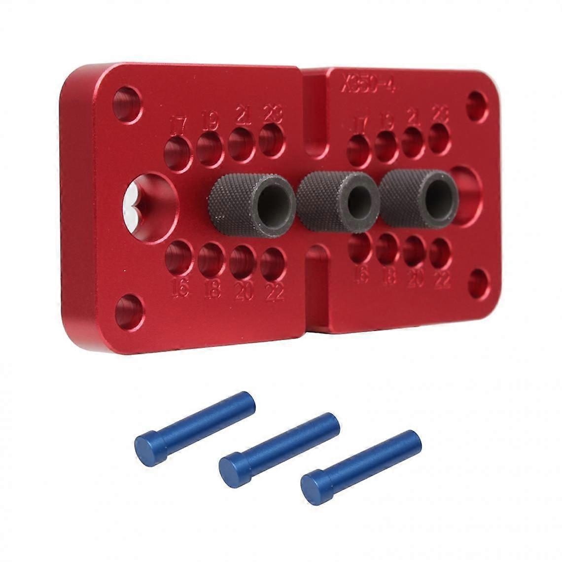 Dowel Jig Kit with 8/10/15mm Punch Auxiliary Tools Self Centering Dowel Guide Hole Jig for Work