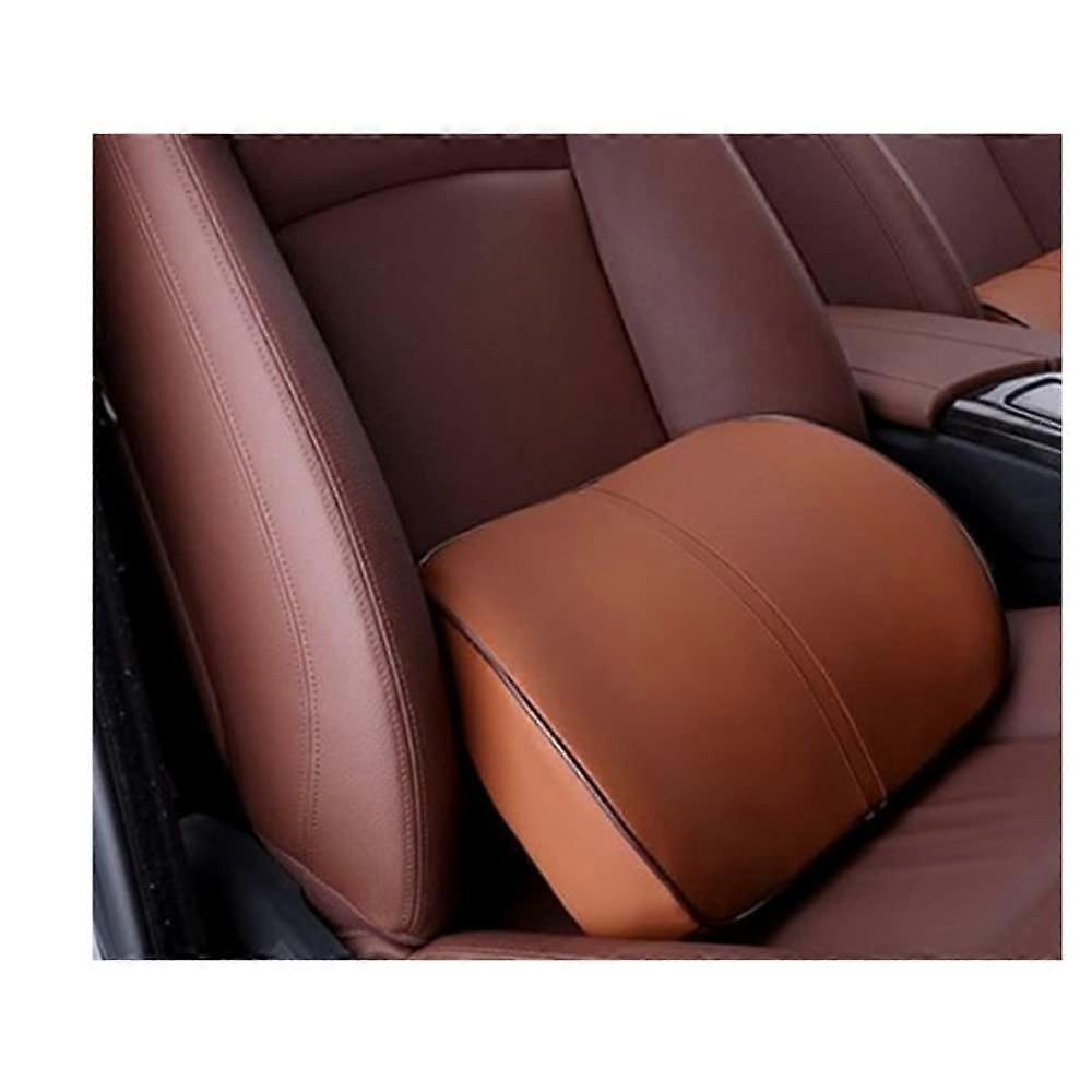 Lumbar Support Pillow Memory Foam Ergonomic Design For Back Pain Relief Khaki Color Office Chairs Car Seats Recliners