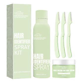 Standard size 100ml + 50g 100ml YILEST Hair Recognition Spray Set, facial cleansing, softening, aloe vera scent, setting spray.