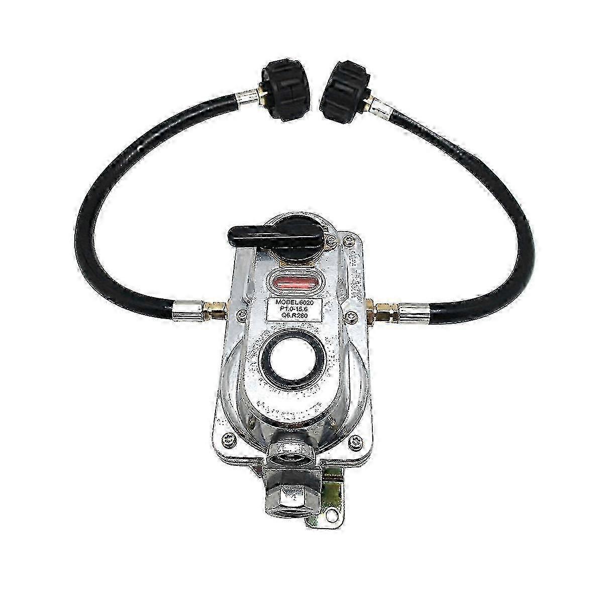 2-stage Auto Changeover Lp Propane Gas Regulator With Two 12 Inch Pigtails For , Caravans, Trailers Kt12acr6a