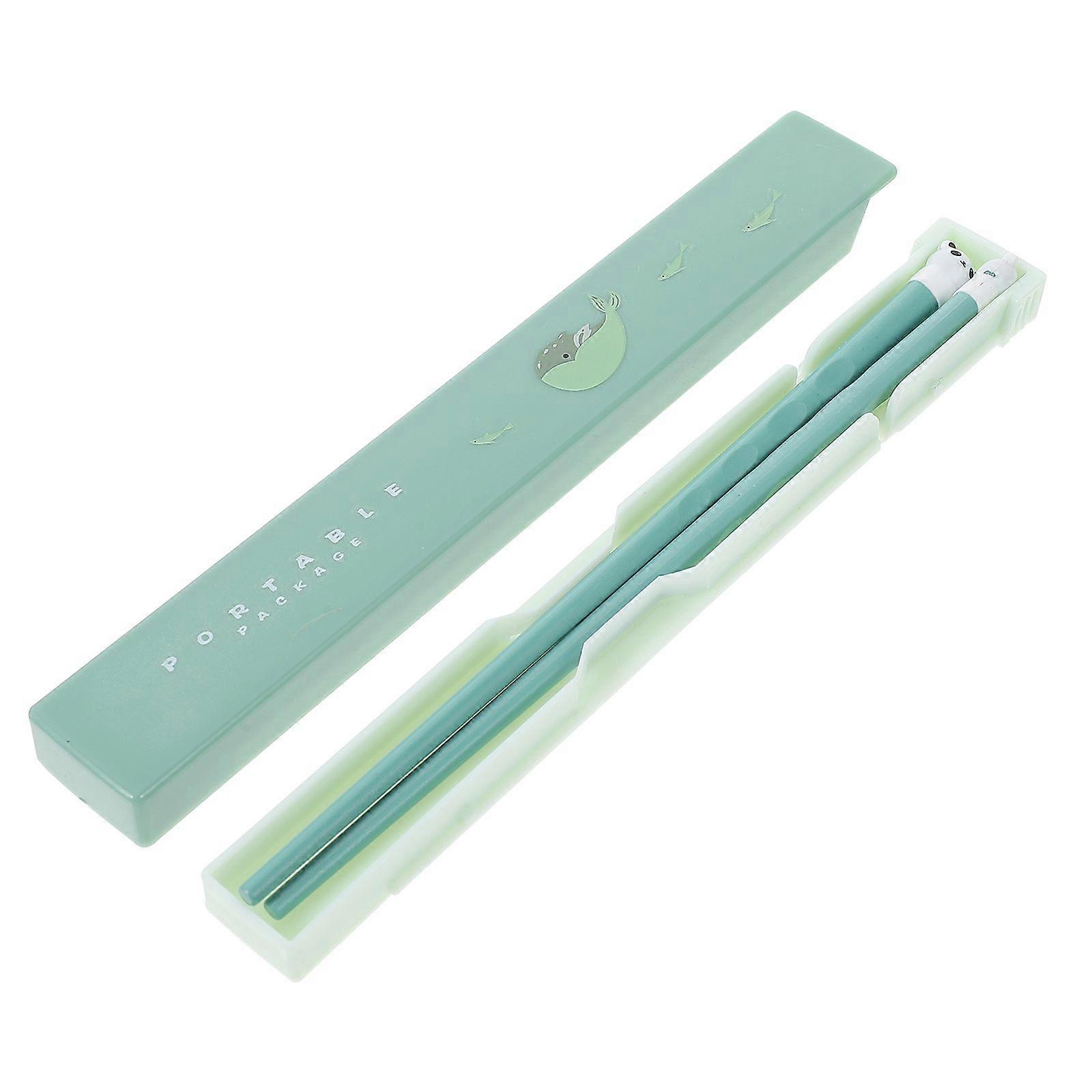 1 Set Portable Tablewares Chopsticks Travel Tablewares Travel Chopsticks