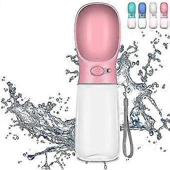 Dog Water Bottle 550ml, Portable Water Bottle Dogs, Dog Cat Drinking Bottle