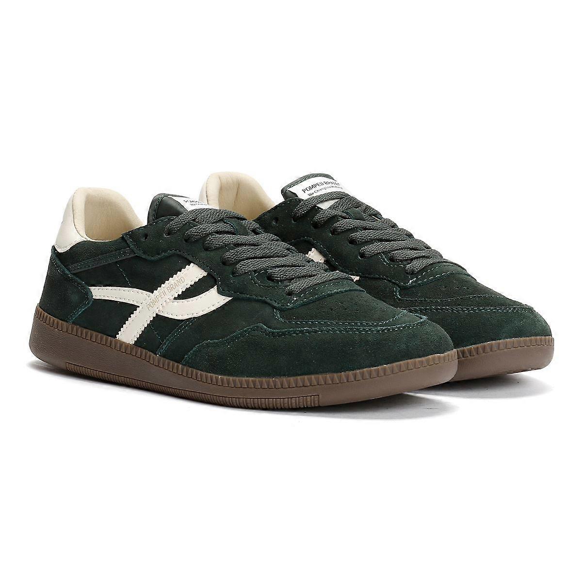 Pompeii Elan Sala Suede Men's Forest/Ecru Trainers