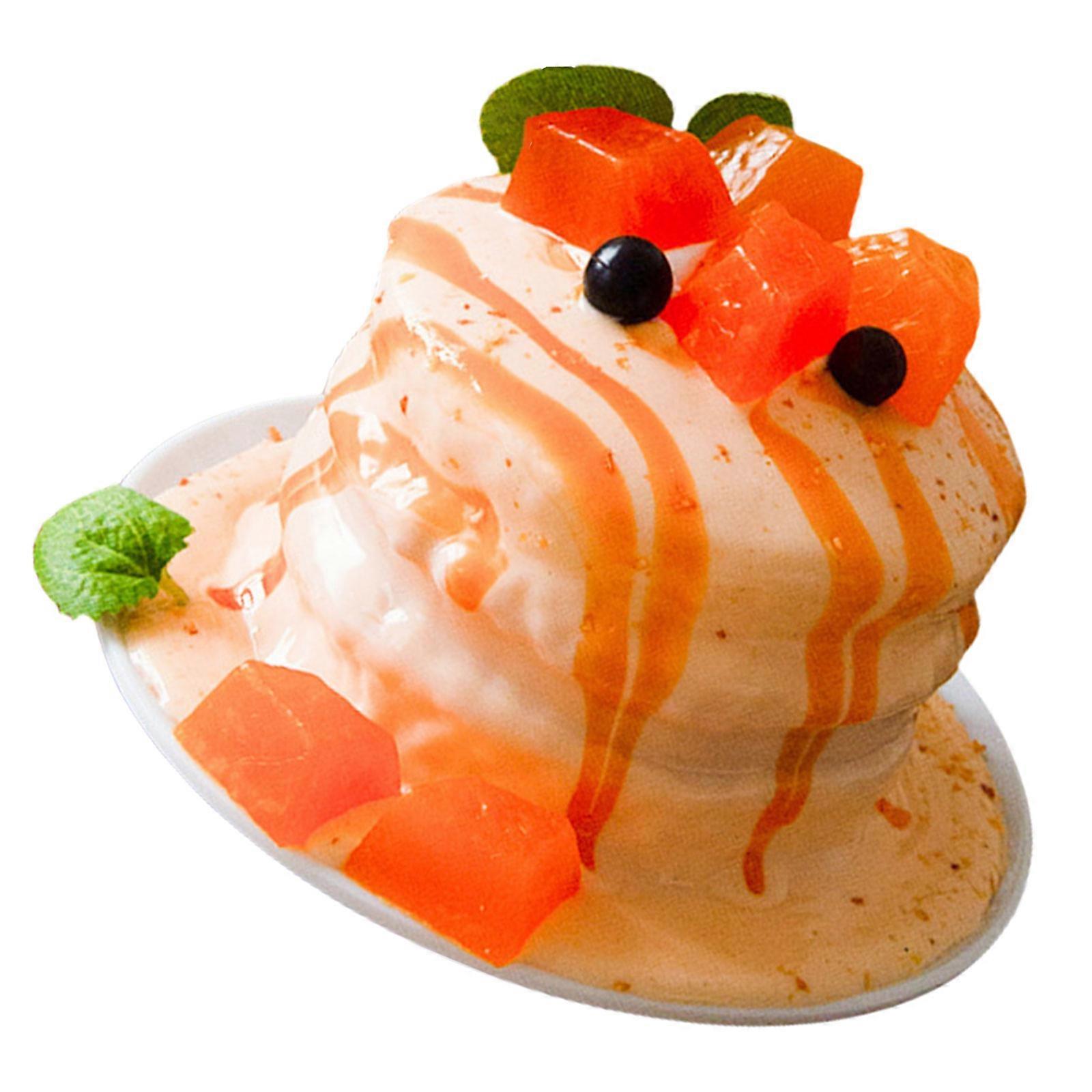 Artificial Cake Model PU Colorful Realistic for Display and Teaching Dessert Photography Props Home Decoration Supplies Multicolor