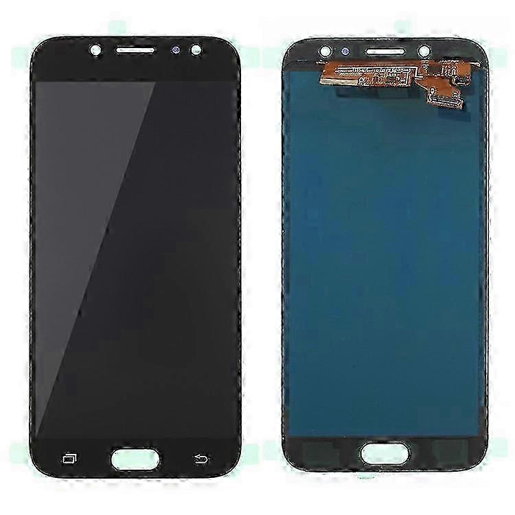 LCD Screen and Digitizer Assembly Part Compatible For Samsung Galaxy J7 2017 J730 with Screen Brightness IC and Adhesive Sticker