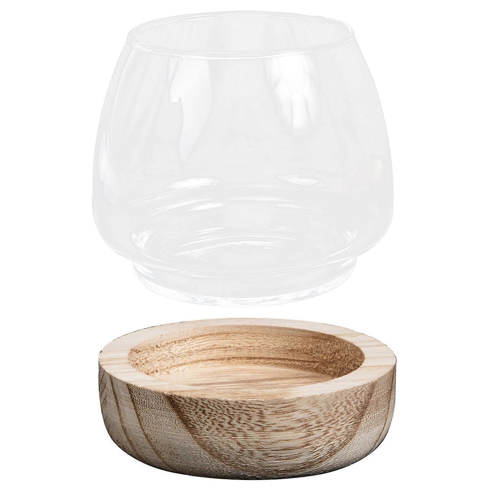 Glass Micro Landscape Bottle Multi-Functional Small Fish Bowl for Decor 3Pcs