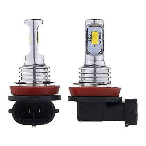 H11 H8 H16 80W 4000LM 3000K Yellow LED Fog Conversion Kit Compatible With Most Vehicles All In One Replacement