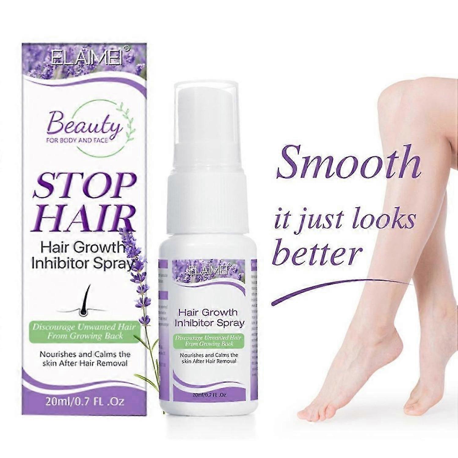 1-3X ספריי מעכב צמיחת שיער קבוע חדש להפסקת צמיחת שיער ללא כאבים לגברים ונשים