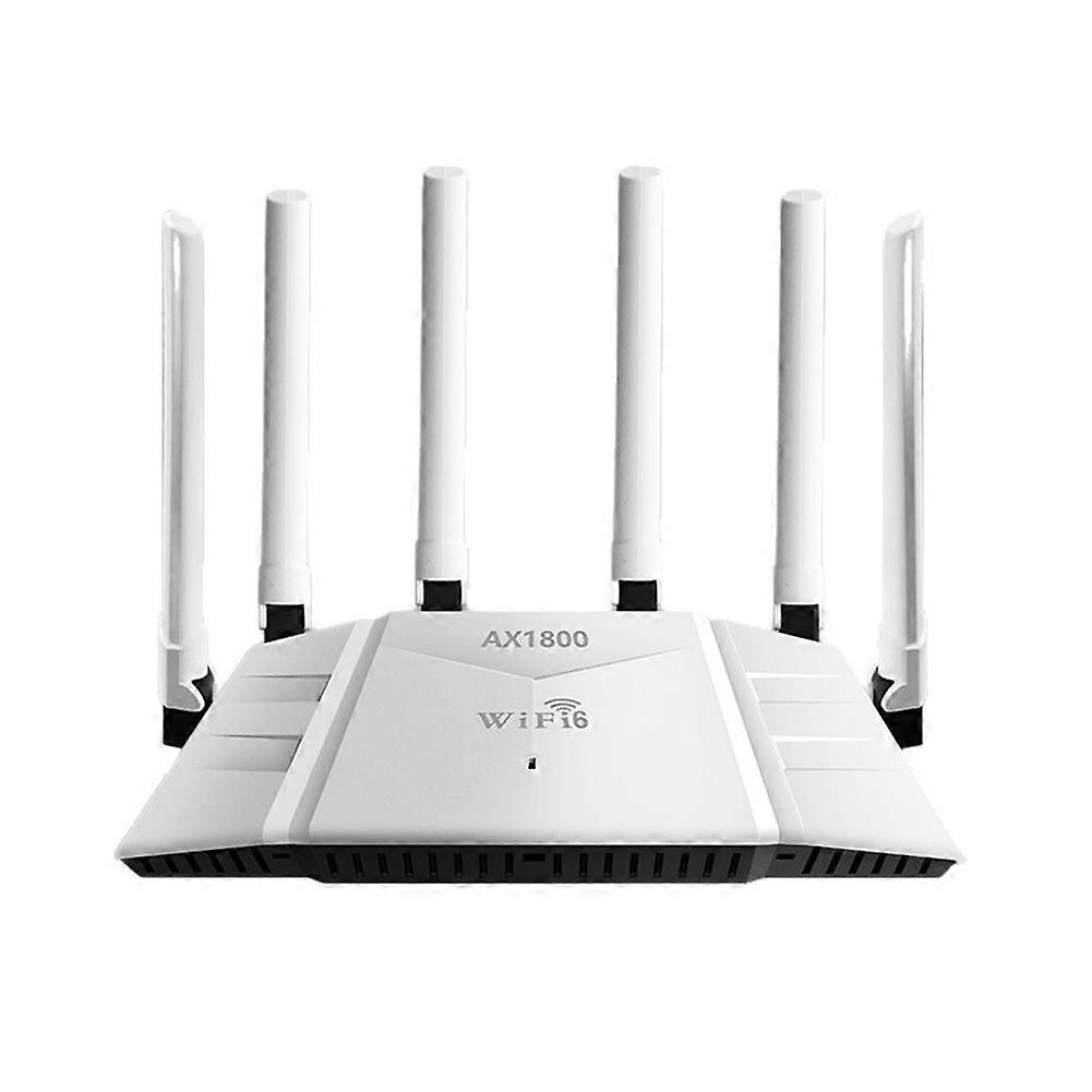 AX1800 Dual-Band WiFi 6 WAN Router 1800Mbps IEEE 802.11a/B/G/N/Ac/Ax Gigabit Wide Signal Range WiFi Router US Plug