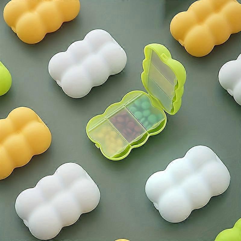 1pc Travel-Ready 6-Compartment Pill Organizer: Compact, Portable & Secure Medicine Storage for Daily Use and On-the-Go