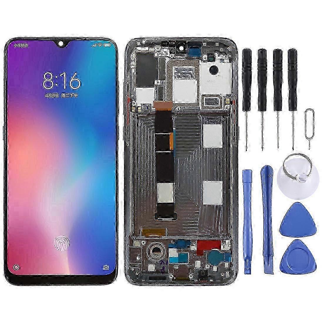 COMPATIBLE AMOLED LCD Screen for Xiaomi Mi 9 Digitizer Full Assembly with Frame