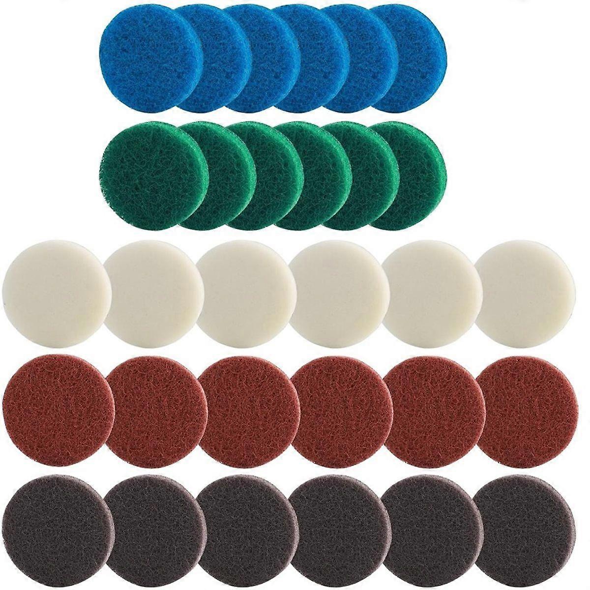 Attachment for Universal Brush Pack of 30, Battery Cleaning Brush Pad with 5 Models for Home/Garden