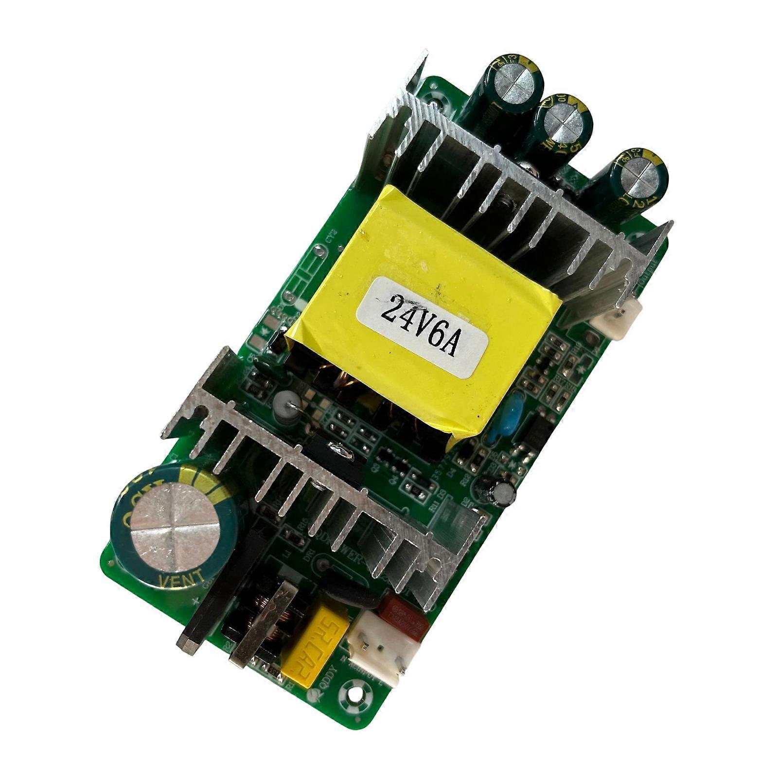 High Power 24V DC6A Supply Module AC100-240V Input Delivering Stable Energy Efficient Output for Diverse Device Use Multicolor