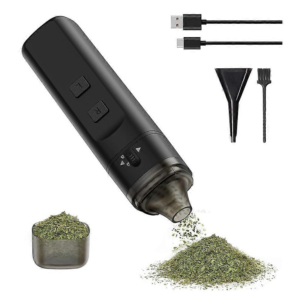 Auto Grind Electric Dry Spice Mill Machine Black