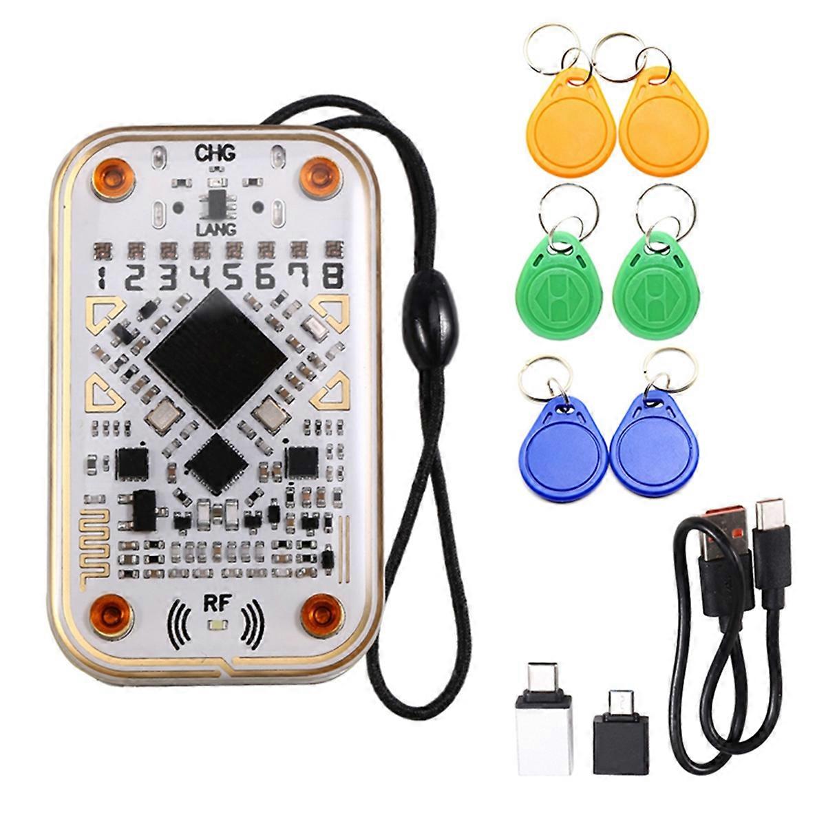 Chameleon Ultra RFID Smart Chip Reader+2XT5577/CUID/UID Keychain