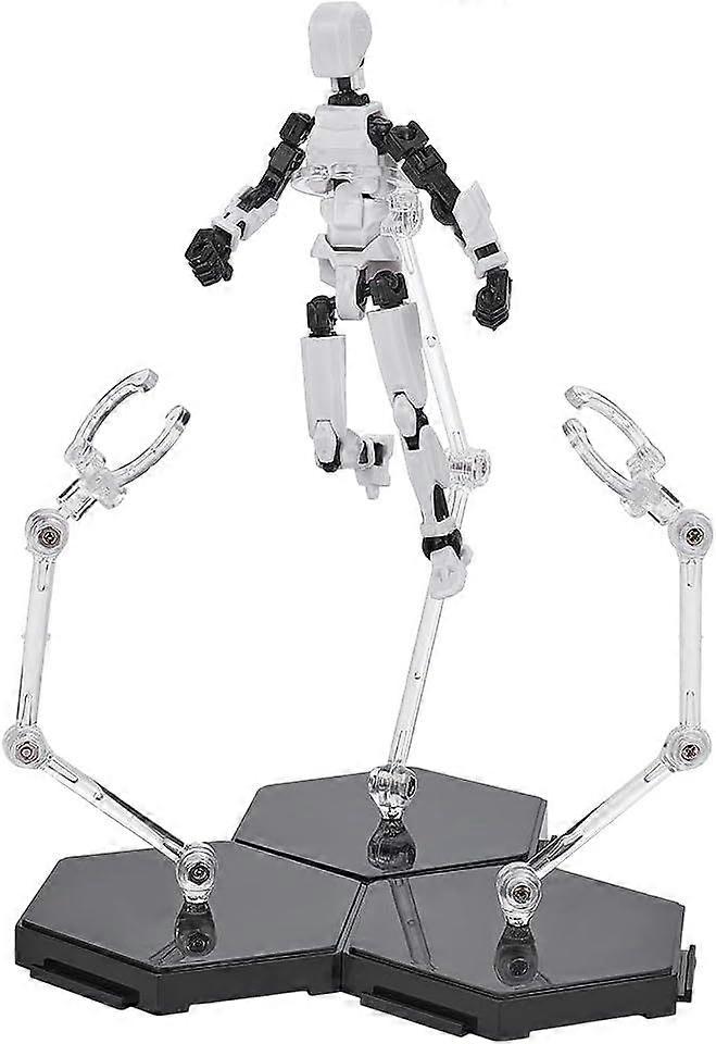 3 Pcs Action Figure Stand Black Assembly Action Figures Display Holder Splicable Base Model Support Stands Miniature Model Bases Compatible with HG RG